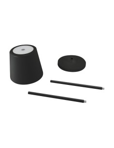 Lampe de table autonome rechargeable noire - Ideus lighting - Toga Leluminaireled.com 2