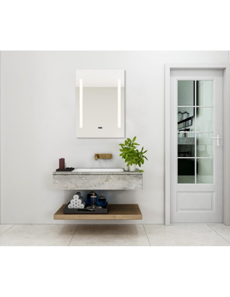 Mirrors and More - miroir rectangulaire Ilonka - rétroéclairage - 2 températures de couleur