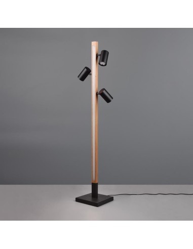 Marley de Trio - lampadaire Led 3 sources lumineuse + bandeau éclairant