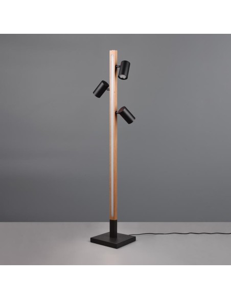 Marley de Trio - lampadaire Led 3 sources lumineuse + bandeau éclairant