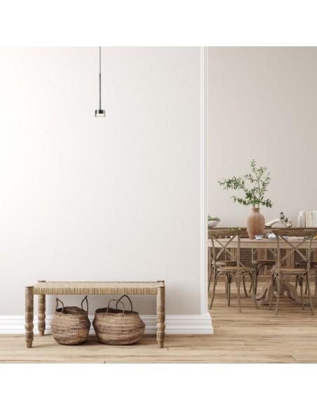 Mantra - Tonic - Suspension Led design scandinave verre-métal bronze