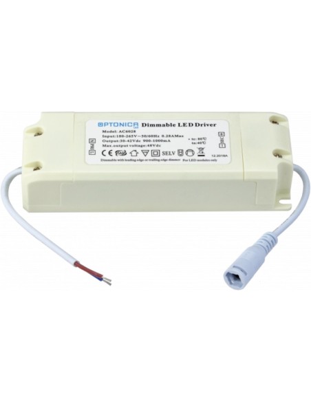 Alimentation Led Optonica 45W sortie 30-45 V - dimmable