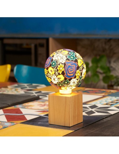 Ampoule décorative imprimé floral brésilienne - Girard-Sudron-