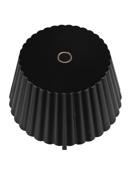 Trio - Suarez noire - Lampe de table extérieure autonome rechargeable- Leluminaireled.com