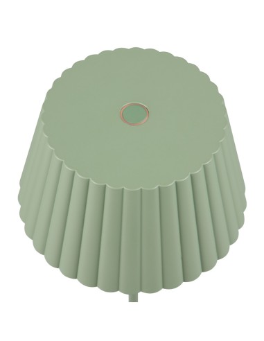Trio - Suarez vert - Lampadaire  extérieur autonome rechargeable- Leluminaireled.com