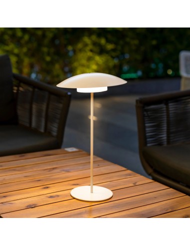 Sardinia40 Lampe de table extérieure autonome blanche - New Garden - 700 lumens