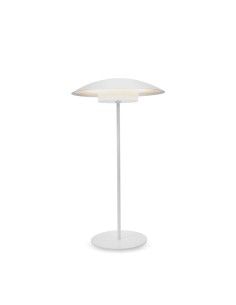 Lampe de table extérieure autonome blanche - New Garden - Sardinia40 Leluminaireled.com