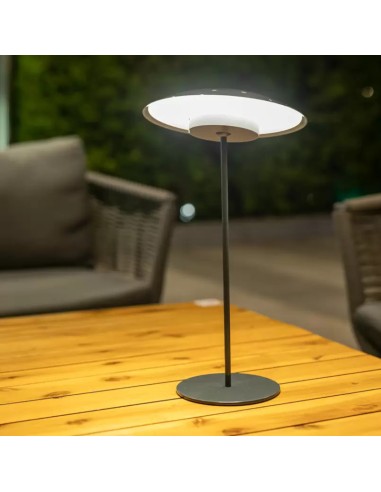 Sardinia40 Lampe de table extérieure autonome anthracite- New Garden - 700 lumens