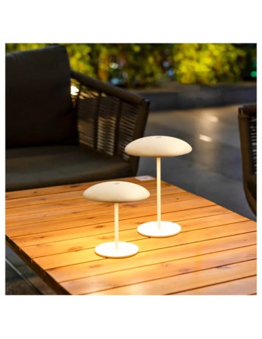Sardinia30 Lampe de table extérieure autonome blanche - New Garden - 400 lumens
