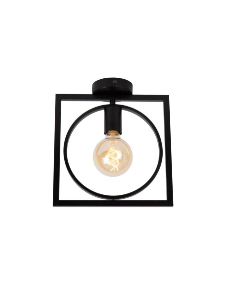 Plafonnier Led  1xE27  Métal Noir - Lucide - Suus