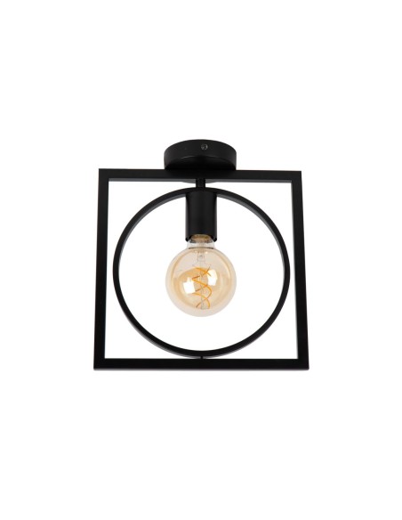 Lucide SUUS Plafonnier 1xE27 Noir | Deko Light