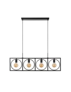 Lucide SUUS Suspension 4xE27 Noir | Deko Light 2