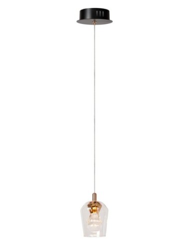 Lucide BERLIANE Suspension Diam. 12 cm LED Dim. 1x4W 2700K Transparent | Deko Light