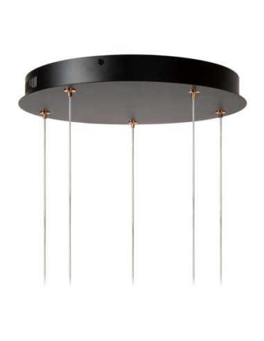 Lucide BERLIANE Suspension Diam. 34 cm LED Dim. 5x4W 2700K Transparent | Deko Light