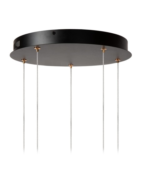 Lucide BERLIANE Suspension Diam. 34 cm LED Dim. 5x4W 2700K Transparent | Deko Light