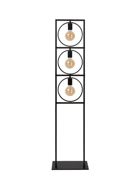 Lucide SUUS Lampadaire 3xE27 Noir | Deko Light