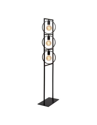 Lucide - Suus - Lampadaire Led  3xE27  Métal Noir
