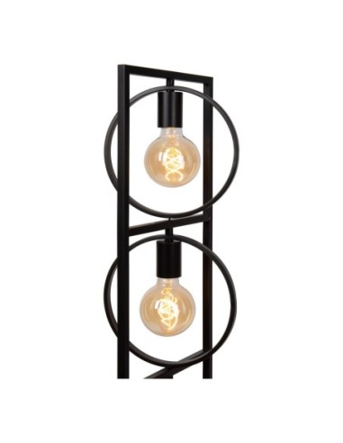 Suus  de Lucide - Lampadaire Led  3xE27  Métal Noir - structure modulable