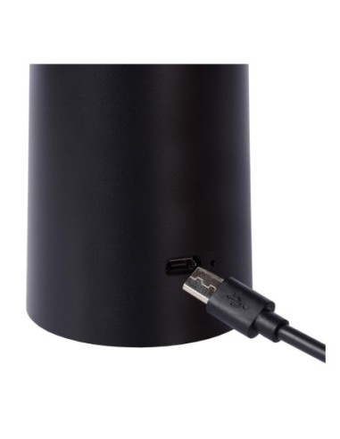 Lucide - Jive - Lampe de table autonome étanche Noir Mat - rechargeable sur prise USB