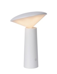 Lampe de table autonome étanche blanc Mat - Lucide - Jive
