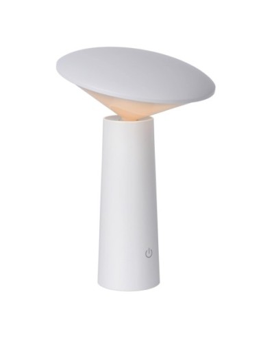 Lucide - Jive - Lampe de table autonome étanche blanc Mat - source lumineuse orientable