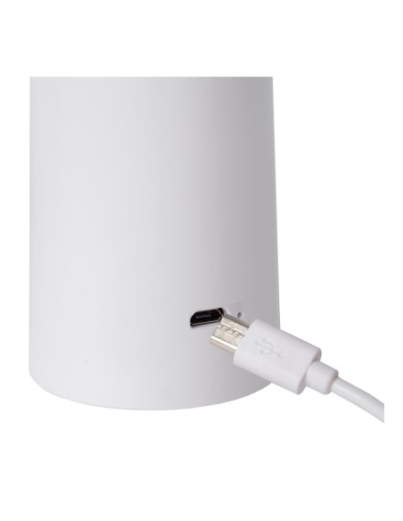 Lucide - Jive - Lampe de table autonome étanche blanc Mat - rechargeable USB