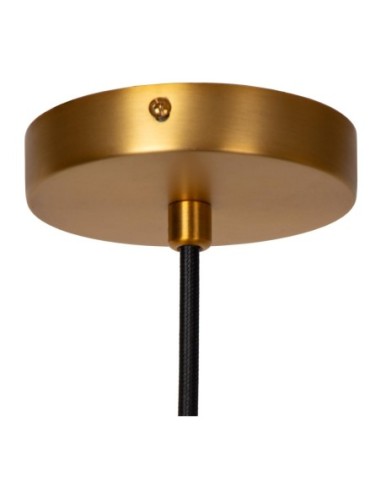 Lucide CORINA Suspension Diam. 50 cm 1xE27 Noir | Deko Light