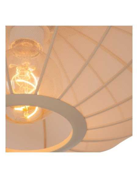 Lucide CORINA Suspension Diam. 50 cm 1xE27 Creme | Deko Light