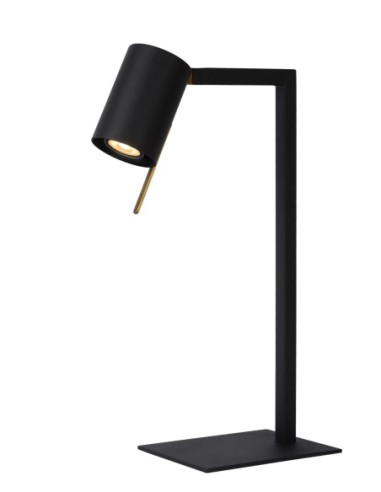 Lampe de bureau Led GU10 noire - Lucide - Lesley