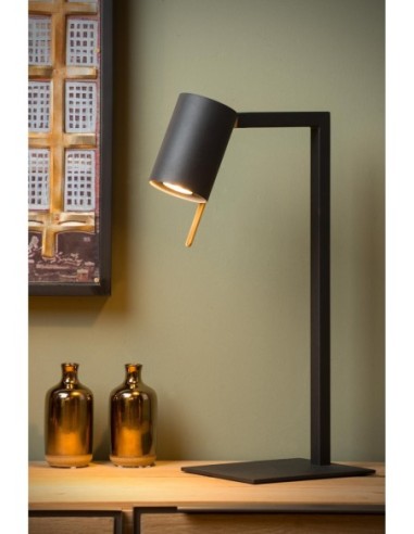 Lesley  de Lucide - Lampe de bureau Led GU10 noire