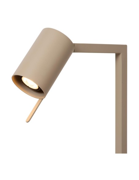 Lesley  de Lucide - lampe de bureau Led GU10 taupe - orientable