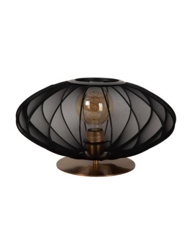 Lucide CORINA Lampe de table Diam. 40 cm 1xE27 Noir | Deko Light
