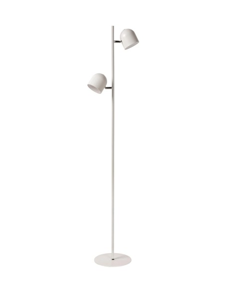 Lampadaire LED Dim. 2x5W 3000K 900LM Métal Blanc - Lucide - Skanska