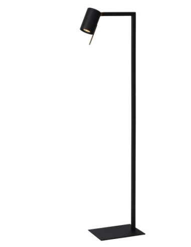 Lampadaire/lampe de lecture Led GU10 noir - Lucide - Lesley