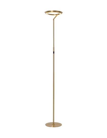Lampadaire Led 2700K or mat/laiton - Lucide - Celeste