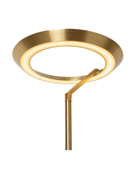 Lucide CELESTE Lampadaire Diam. 28 cm LED Dim. 1x21W 2700K Or Mat / Laiton | Deko Light