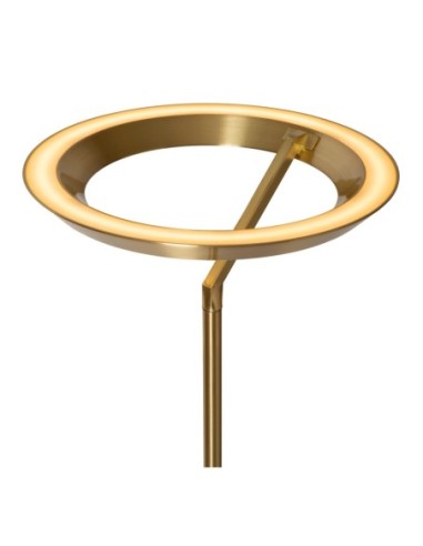 Celeste  de Lucide - Lampadaire Led 2700K or mat/laiton - dimmable - éclairage bi-directionnel