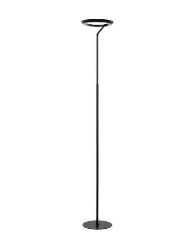 Lampadaire Diam. 28 cm LED Dim. 1x21W 2700K 1.400 LM Noir - Lucide - Celeste