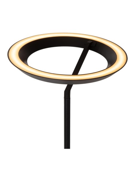 Lampadaire Diam. 28 cm LED Dim. 1x21W 2700K 1.400 LM Noir - Lucide - Celeste