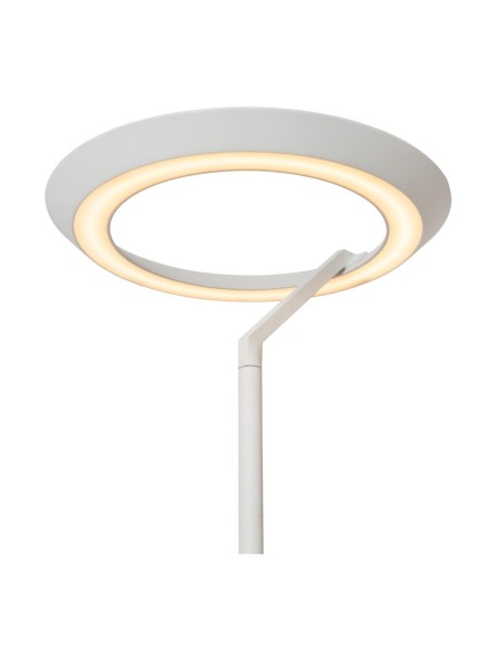 Lampadaire Diam. 28 cm LED Dim. 1x21W 2700K 1400 LM Blanc - Lucide - Celeste
