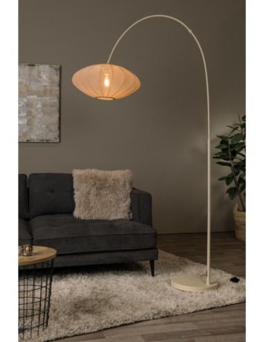 Lucide CORINA Lampadaire arceau 1xE27 Creme | Deko Light
