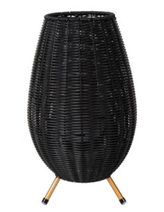 Lampe de table Rechargeable Int/Ext LED 1x3W 180 LM 3000K IP44 Noir - Lucide - Colin 2