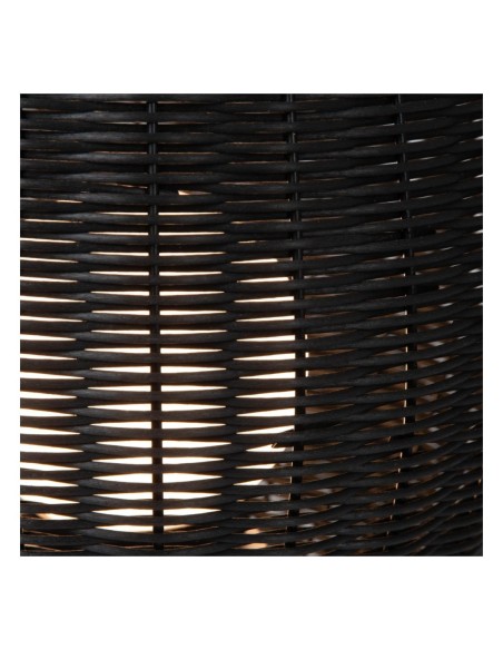 Lampe de table Rechargeable Int/Ext LED 1x3W 180 LM 3000K IP44 Noir - Lucide - Colin