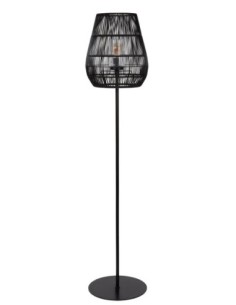 Lampadaire intérieur/extérieur IP44 E27 noir - Lucide - Nerida 2