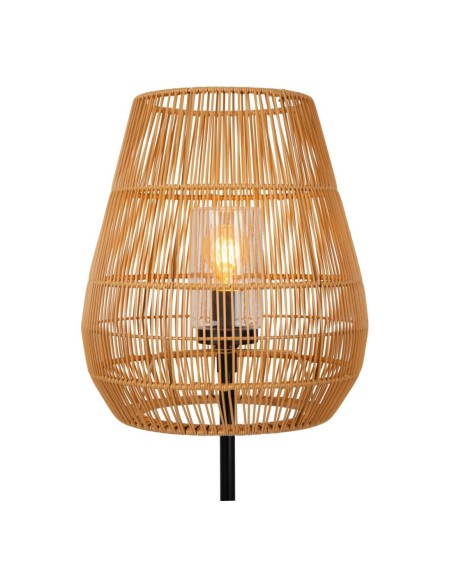 Nerida de Lucide -  Lampadaire intérieur/extérieur IP44 E27 naturel  - culot E27