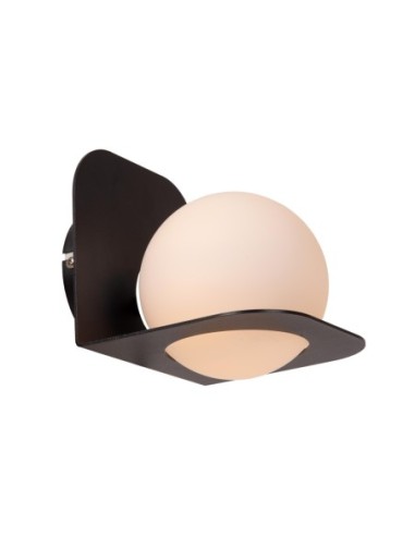 Applique murale Salle de bains LED 1xG9 IP44 Noir - Lucide - Davy