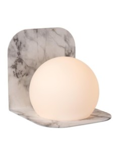 Applique murale Salle de bains LED G9 IP44 gris marbré - Lucide - Davy 2