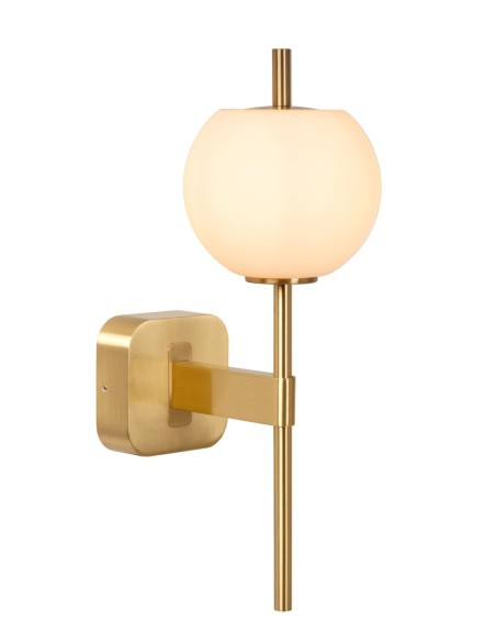 Applique murale Salle de bains LED 1xG9 IP44 or mat - Lucide - Elda