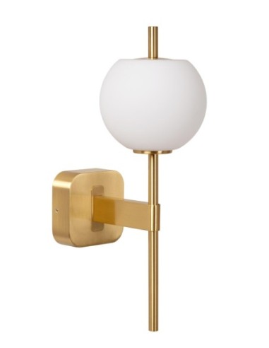 Lucide - Elda - Applique murale Salle de bains LED 1xG9 IP44 or mat