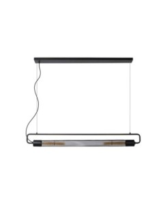 Suspension Led 2xE27 Métal Noir - Lucide - Calixt 2